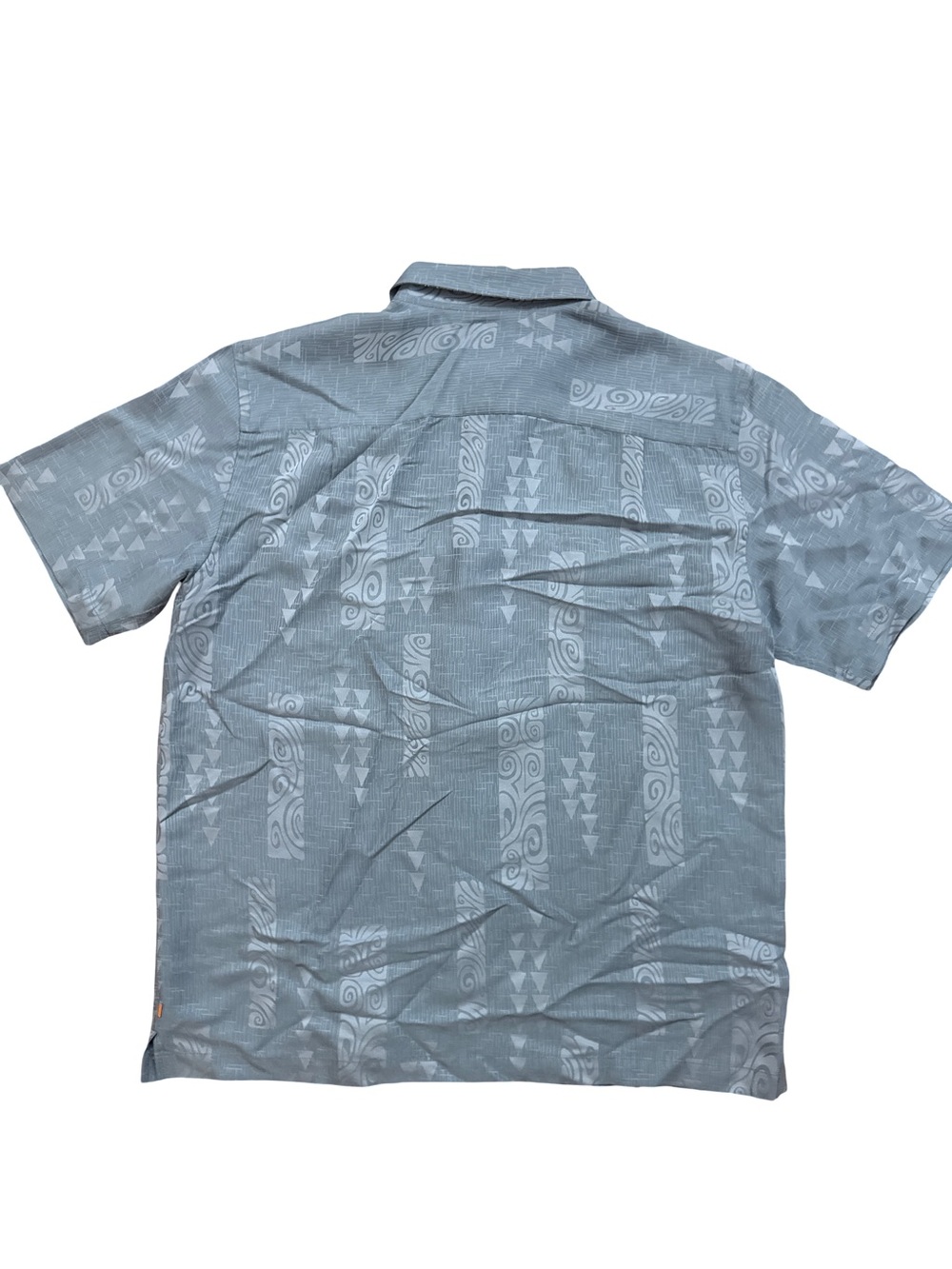 Quicksilver Y2K Aztec Style Men’s Short Sleeve Button Up Shirt Size Large - Picture 7 of 7